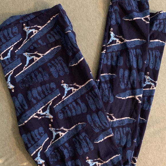 Lularoe Frozone Leggings T&C - Picture 1 of 2